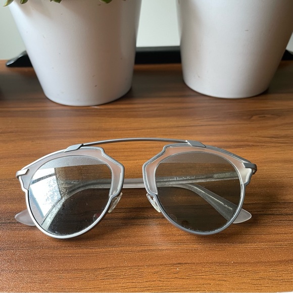Authentic Dior So Real Sunglasses in Matte Silver - Picture 13 of 16